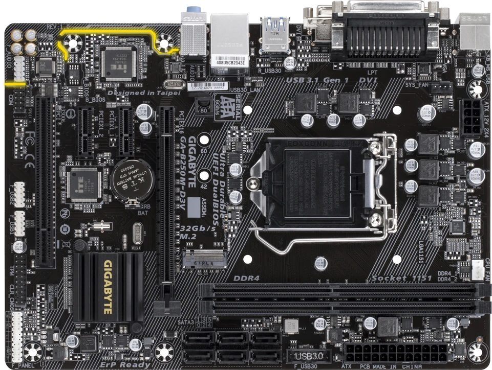 Gigabyte GA-B250M-D3V Материнські плати image 2