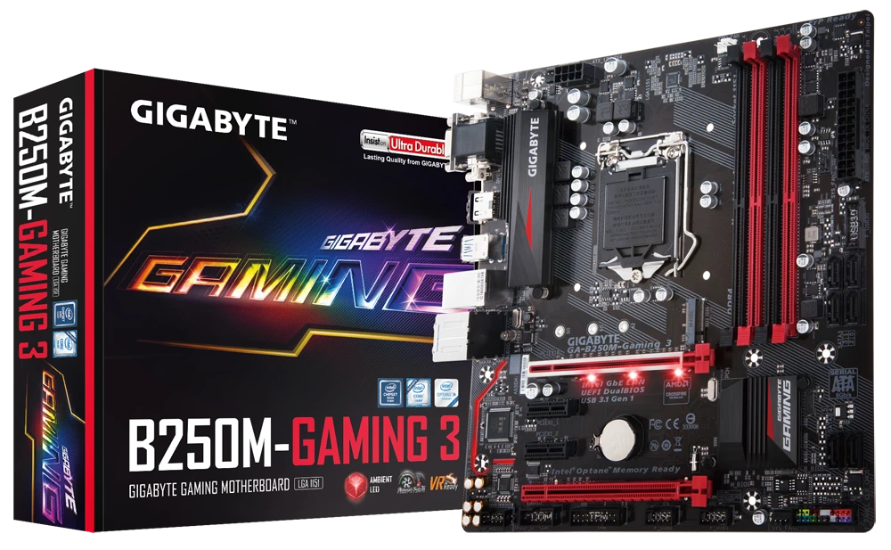Gigabyte GA-B250M-Gaming 3 Материнські плати image 1