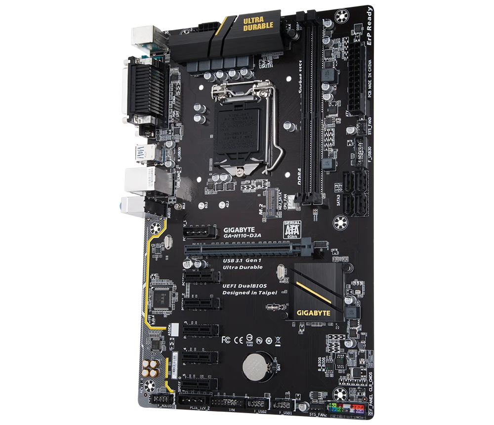 GIGABYTE GA-H110-D3A Материнські плати image 4