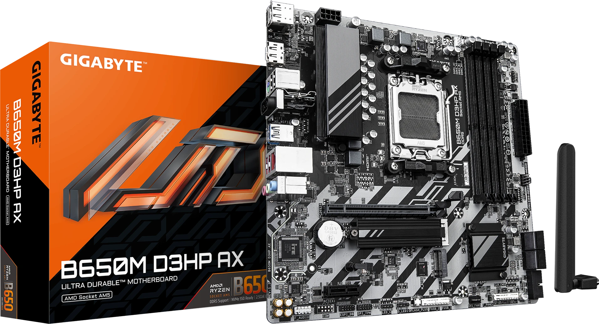 GIGABYTE B650M D3HP AX Материнські плати image 1