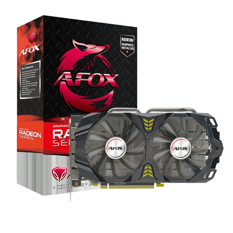 AMD Radeon AFOX RX 580 8 GB 2048SP (AFRX580-8192D5H3-V2) Відеокарти image 1