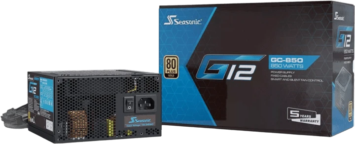 Блок живлення SeaSonic G12 850W Gold (GC-850GD) Блоки живлення image 1