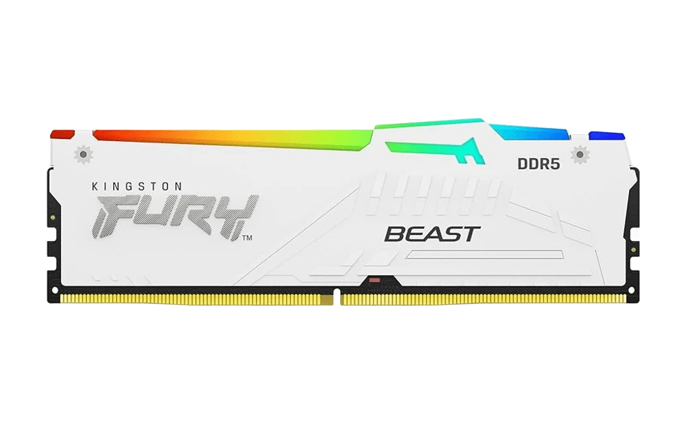 DDR5 32Gb 6000MHz Kingston Fury Beast RGB EXPO White (KF560C36BWEA-32) Оперативна пам'ять image 1