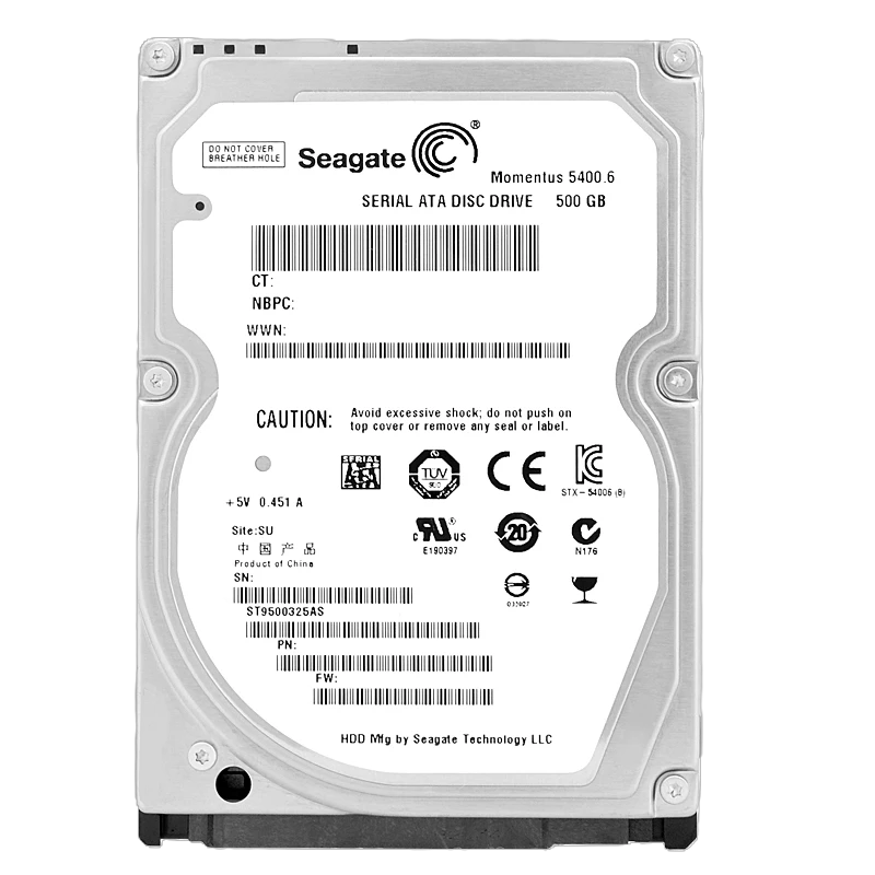 HDD 2.5 500GB Seagate Momentus 5400.6 (ST9500325AS) Накопичувачі image 1