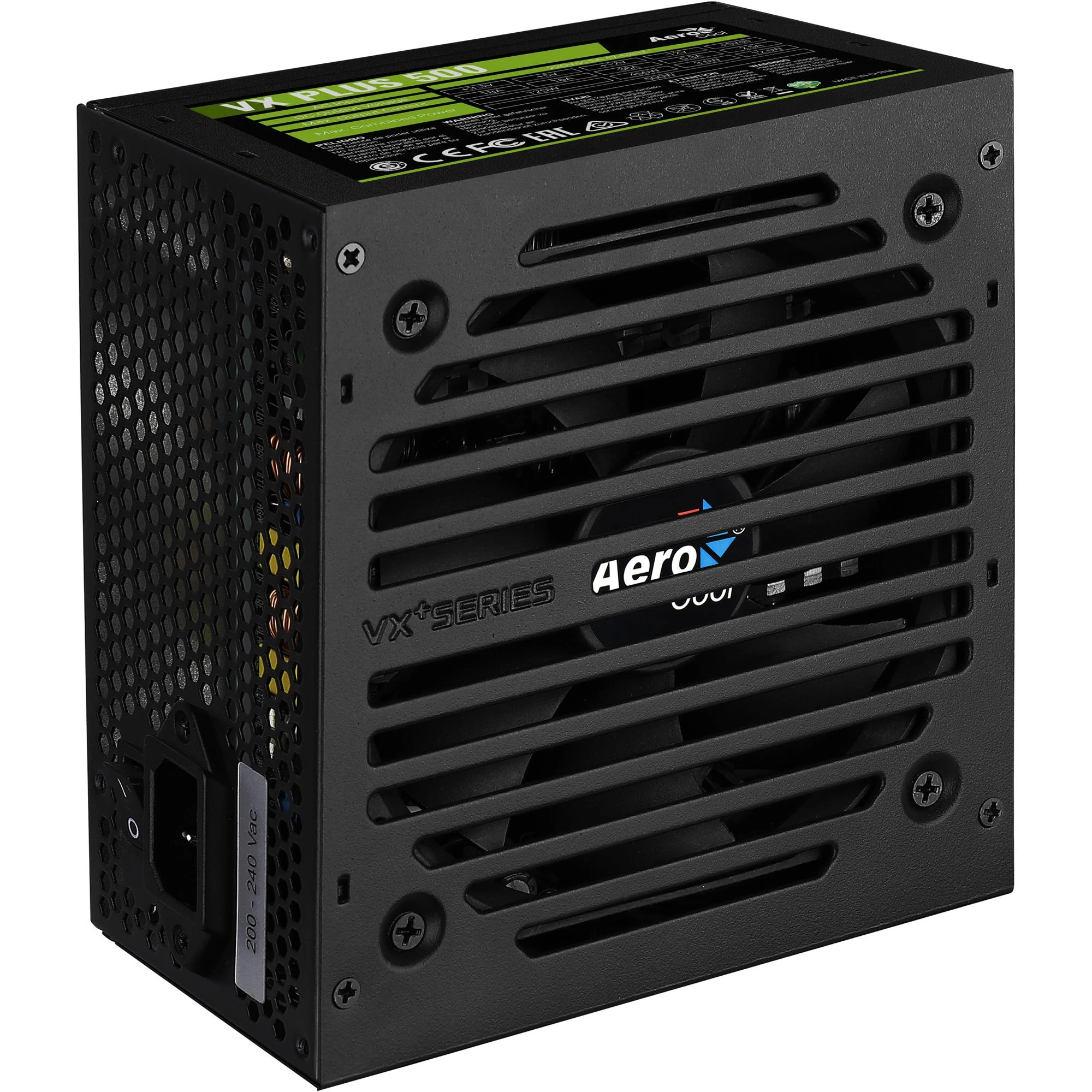 Блок живлення AeroCool VX Plus Stealth 500 (ACPN-VS50NEY.12) 500W Блоки живлення image 1