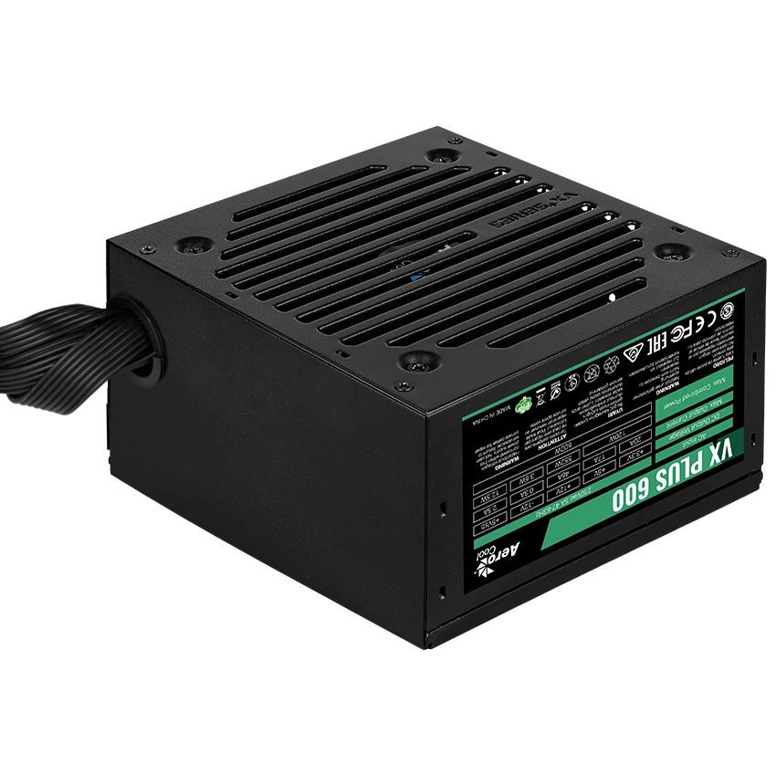 Блок живлення AeroCool VX Plus Stealth 600W (ACPN-VS60NEY.12) Блоки живлення image 4