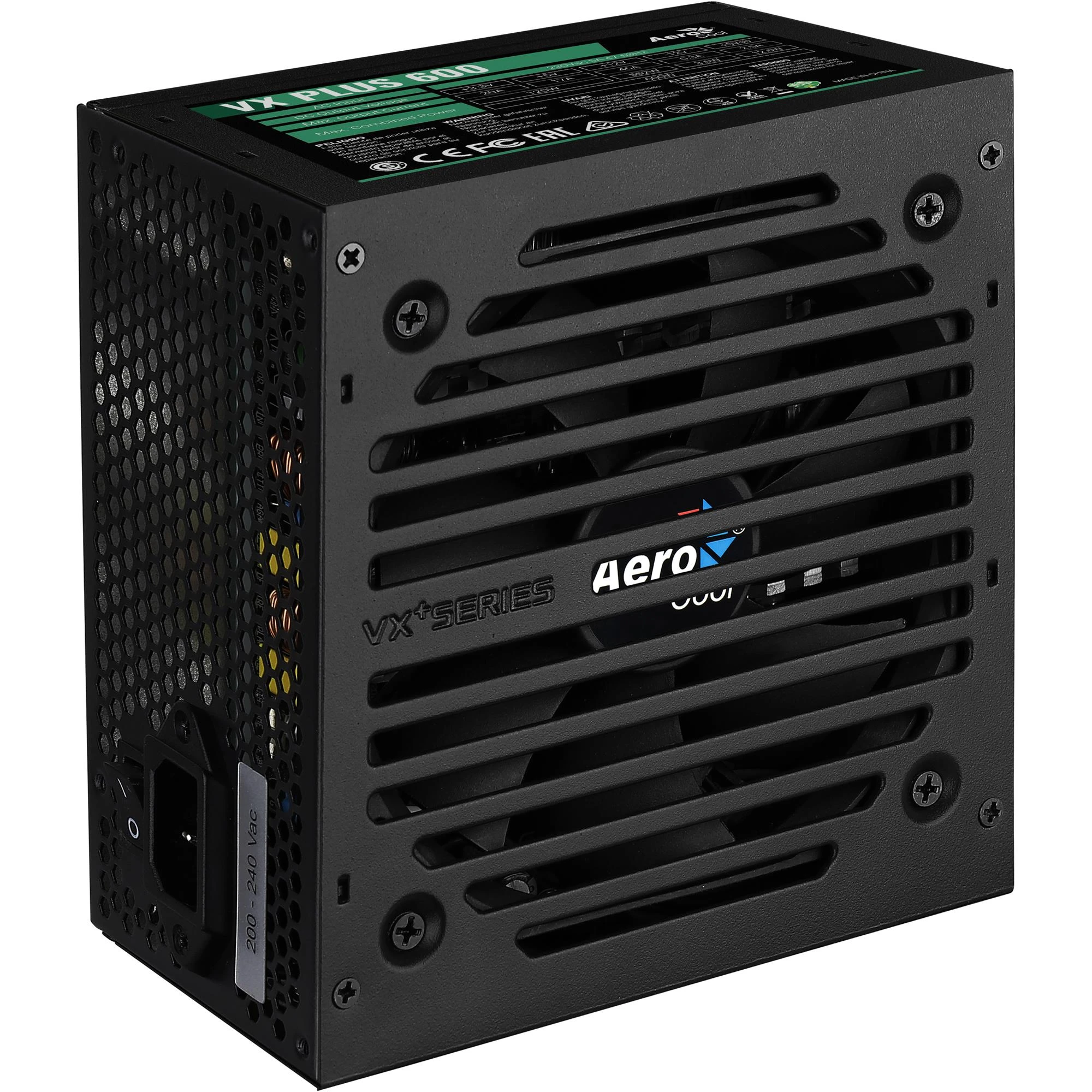 Блок живлення AeroCool VX Plus Stealth 600W (ACPN-VS60NEY.12) Блоки живлення image 3
