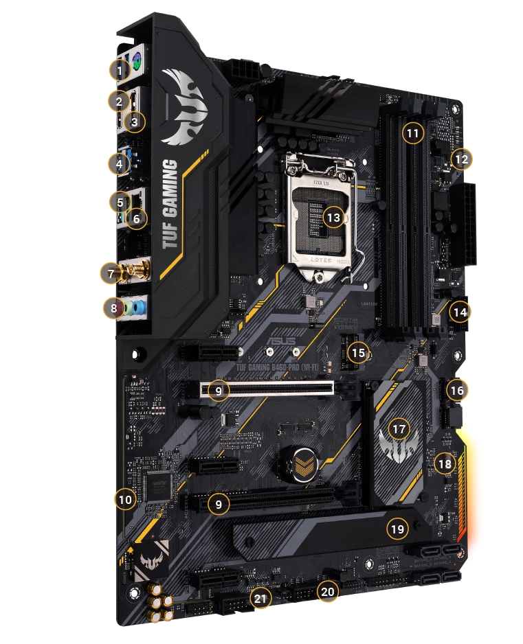 ASUS TUF Gaming B460-Pro (Wi-Fi) Материнські плати image 2