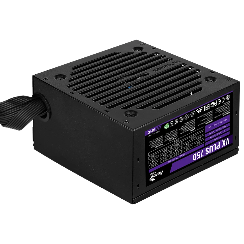 Блок живлення AeroCool VX Plus Stealth 750 (ACPN-VS75AEY.12) 750W Блоки живлення image 3