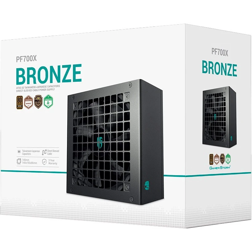 Блок живлення DeepCool GamerStorm PF700X 700W (R-PF700X-HD0B-JGEU) Блоки живлення image 1