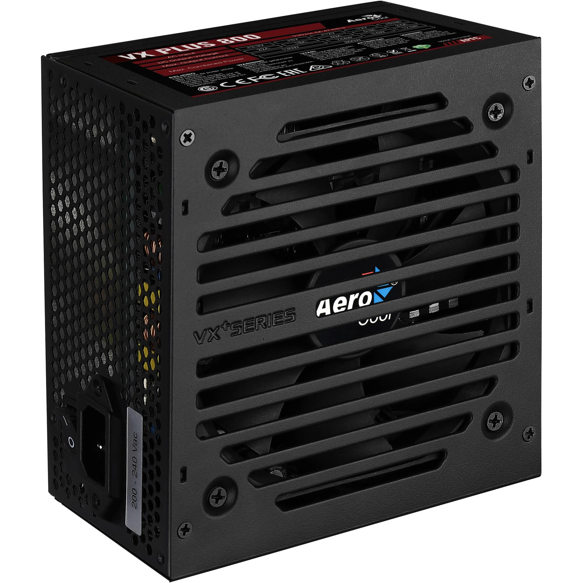 Блок живлення AeroCool VX Plus Stealth 800 (ACPN-VS80AEY.12) 800W Блоки живлення image 1