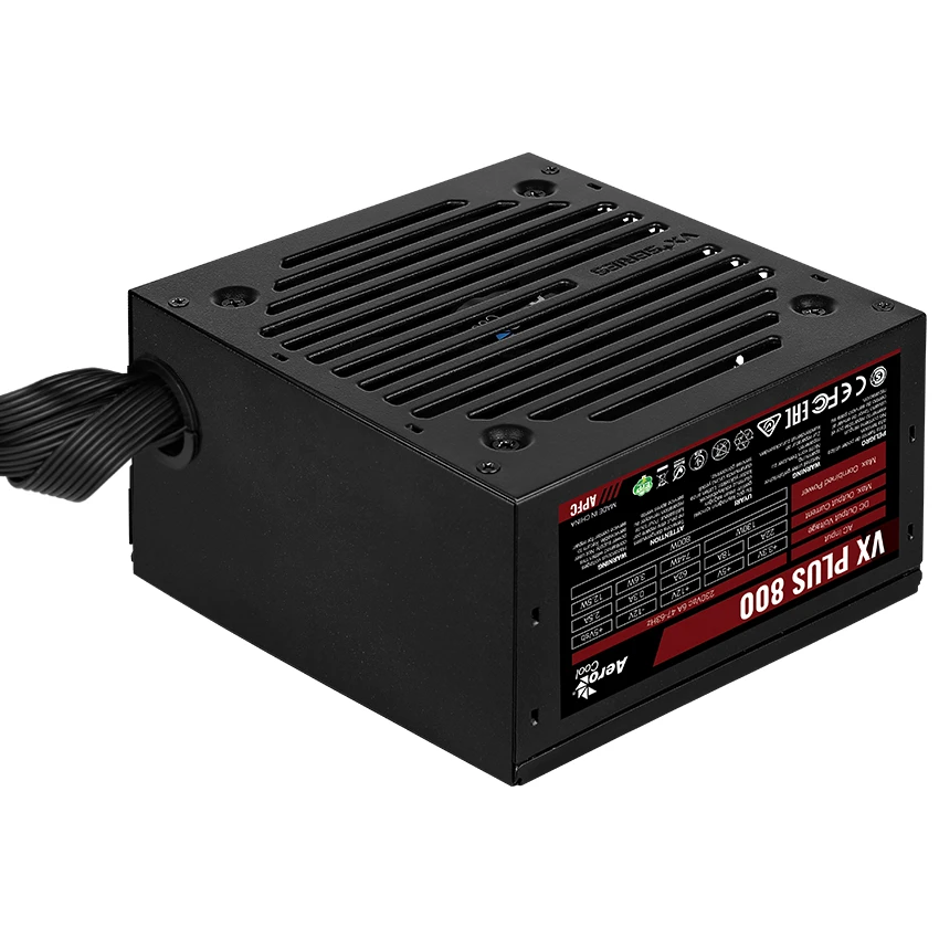 Блок живлення AeroCool VX Plus Stealth 800 (ACPN-VS80AEY.12) 800W Блоки живлення image 3