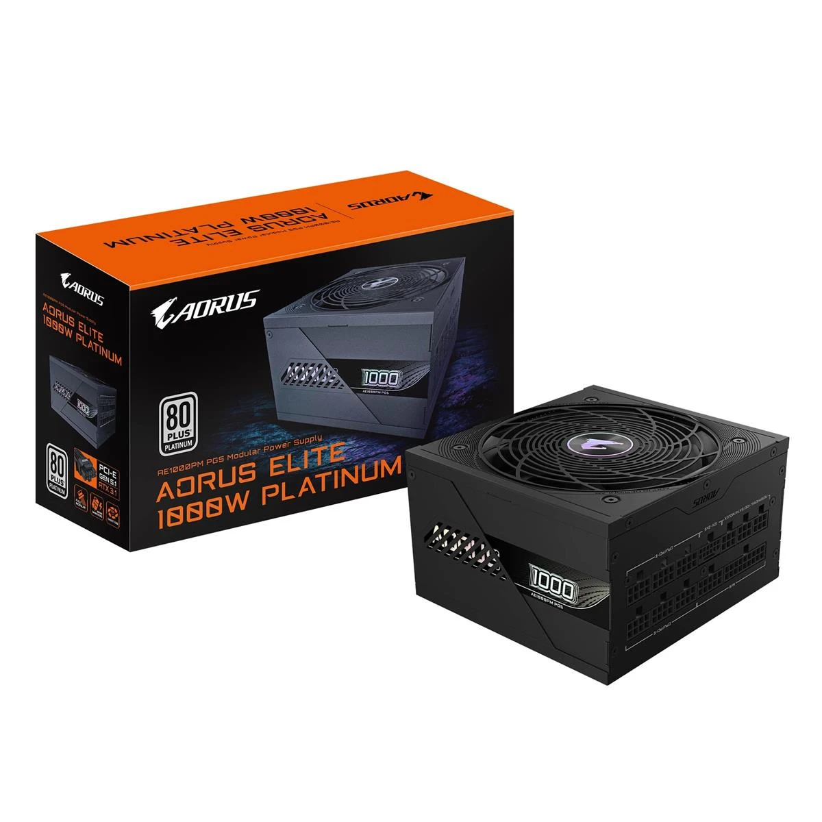 Блок живлення Gigabyte Aorus Elite P1000W 80+ Platinum (GP-AE1000PM PG5) Блоки живлення image 1