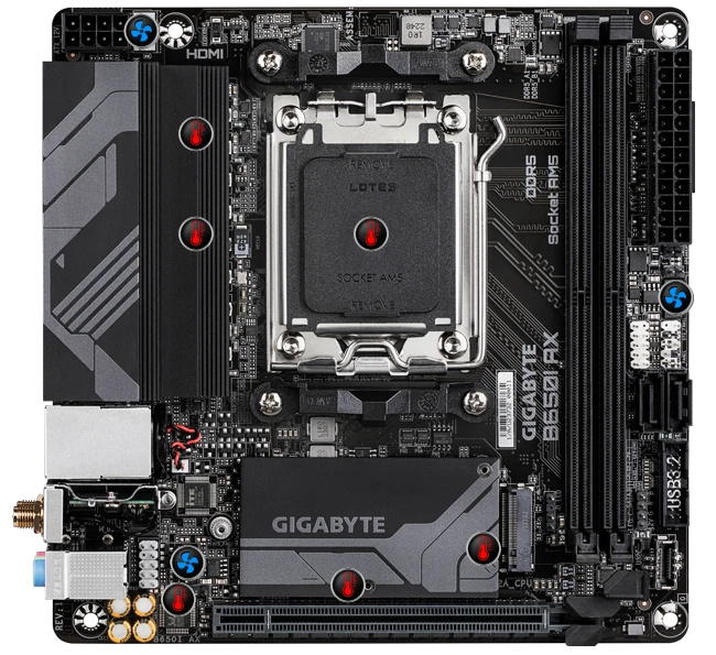 Gigabyte B650I AX Материнські плати image 2
