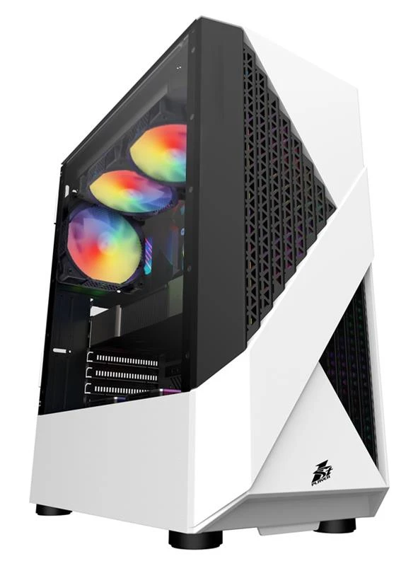 Корпус 1stPlayer F3-A-4F1 White 600W Корпуси image 1
