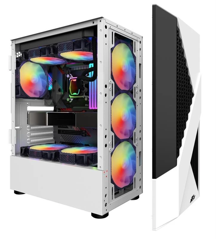 Корпус 1stPlayer F3-A-4F1 White 600W Корпуси image 2