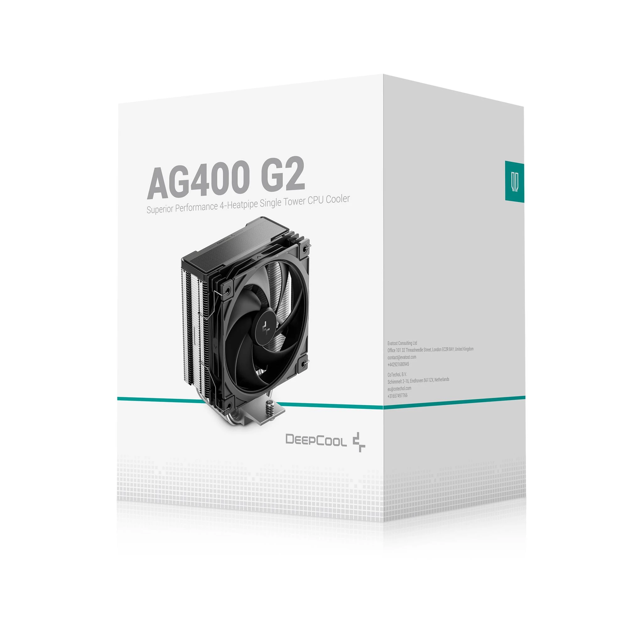 Повітряне охолодження DeepCool AG400 G2 (R-AG400-BKNPMG2-G) Охолодження image 1