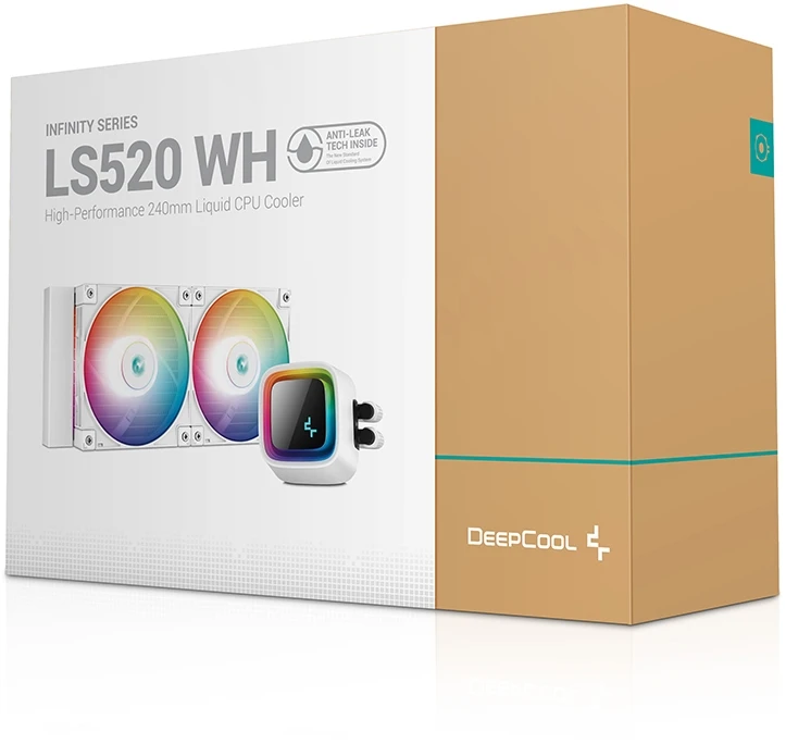 Водяне охолодження Deepcool LS520 White (R-LS520-WHAMNT-G-1) Охолодження image 1