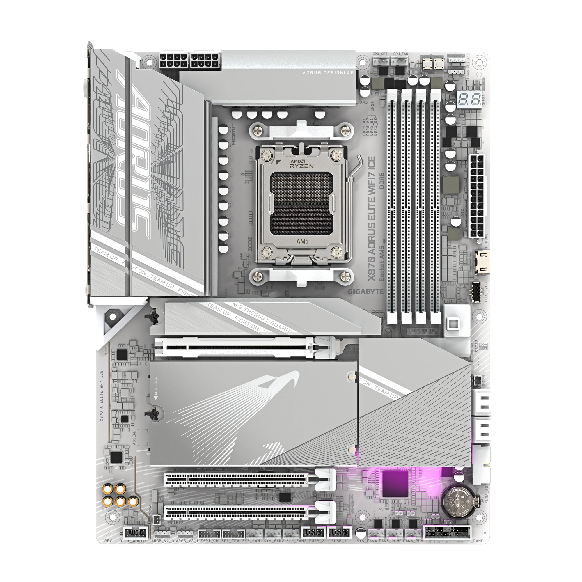 GIGABYTE X870 AORUS ELITE WIFI7 ICE Материнські плати image 4