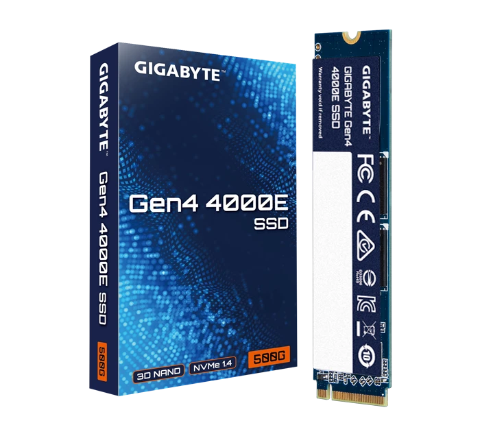 M.2 NVMe 500Gb Gigabyte Gen4 4000E (G440E500G) Накопичувачі image 1