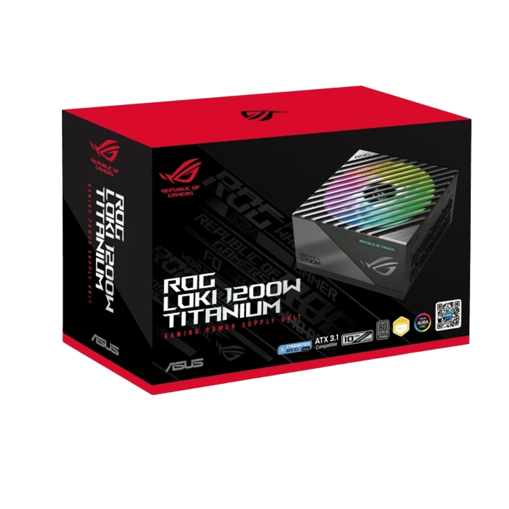 Блок живлення ASUS ROG LOKI 1200T SFX-L GAMING 1200W Titanium (90YE00N0-B0NA00) Блоки живлення image 1