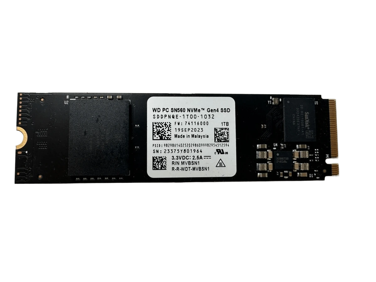 M.2 NVMe 1Tb WD Black SN560 (SDDPNQE-1T00) Накопичувачі image 1