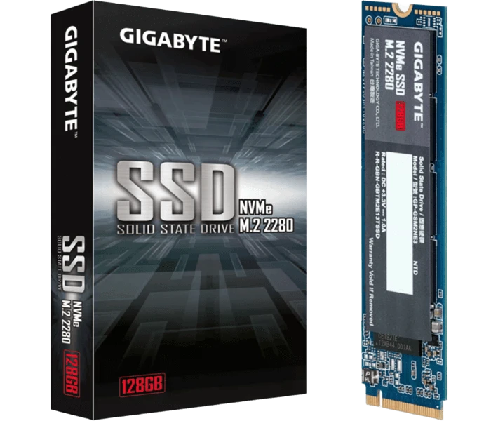 M.2 NVMe 128GB  GIGABYTE (GP-GSM2NE3128GNTD) Накопичувачі image 1