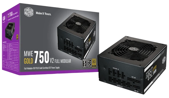 Блок живлення Cooler Master MWE 750W Gold V2 (MPE-7501-AFAAG) Блоки живлення image 3