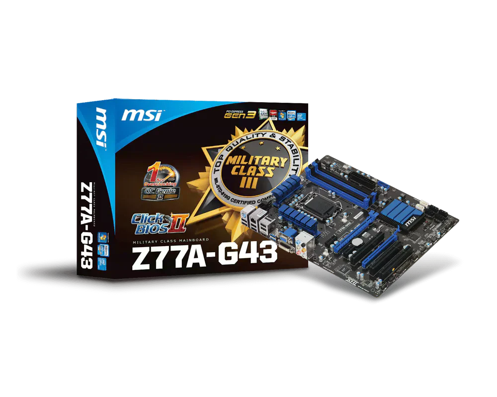 MSI Z77A-G43  Материнські плати image 1