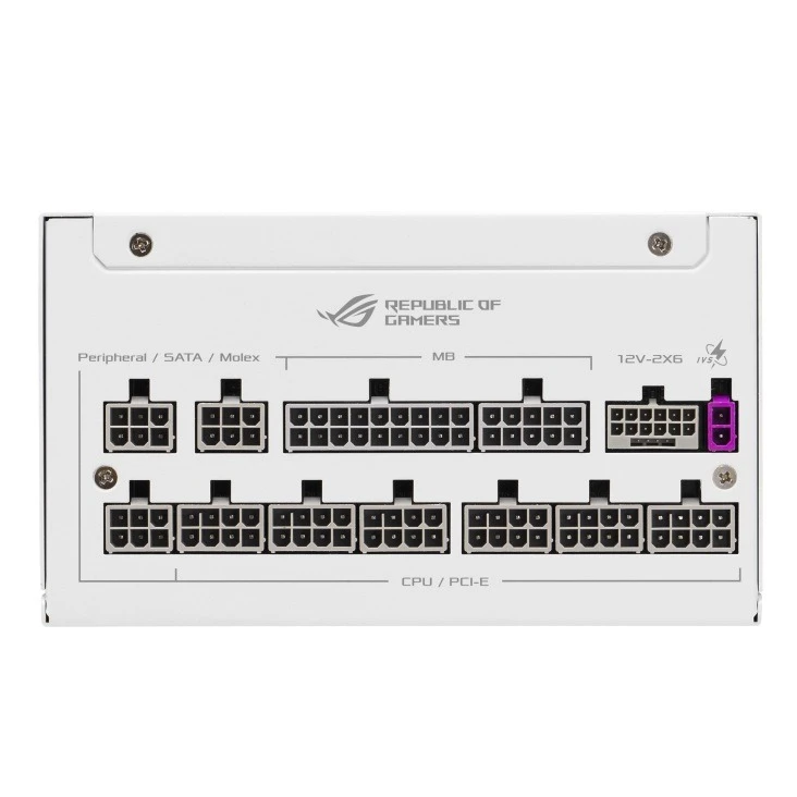 Блок живлення ASUS ROG STRIX 1000W Platinum White Edition (90YE00W4-B0NA00) Блоки живлення image 1