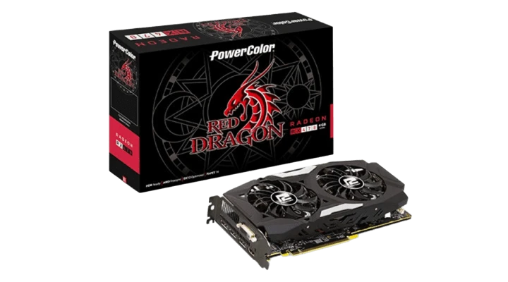 AMD Radeon PowerColor RX 470 4GB Red Dragon (AXRX470 4GBD5-3DHDV2/OC) Відеокарти image 1