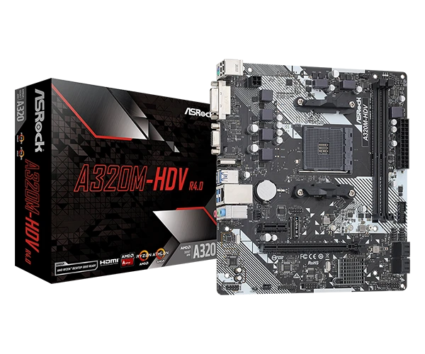 ASRock A320M-HDV R4.0 Материнські плати image 1