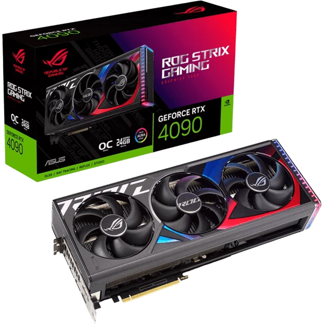 Asus RTX 4090 24Gb ROG Strix OC GDDR6X (ROG-STRIX-RTX4090-O24G-GAMING) Відеокарти image 1