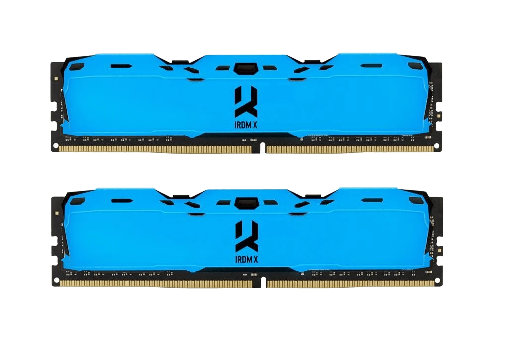 DDR4 16Gb (2x8) 2400MHz GOODRAM Iridium Blue  (IR-B2400D464L15S/16GDC) Оперативна пам'ять image 1