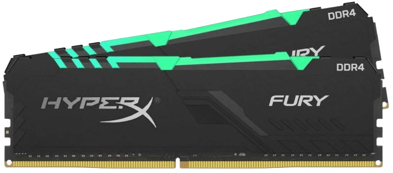 DDR4 16GB 3733MHz HyperX Fury RGB (HP37D4U1S8ME-16XR) Оперативна пам'ять image 1