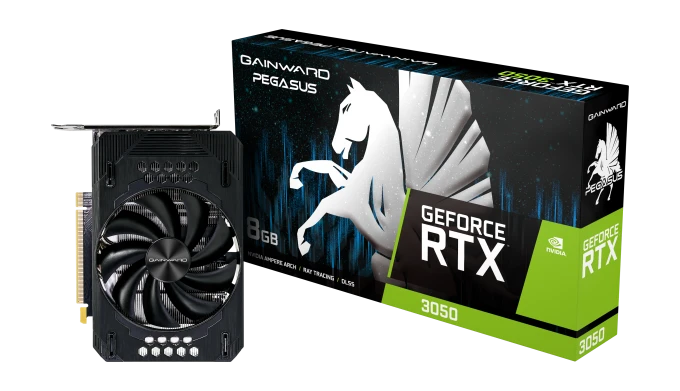 Gainward RTX 3050 6GB Pegasus (NE63050018JE-1070E) Відеокарти image 1