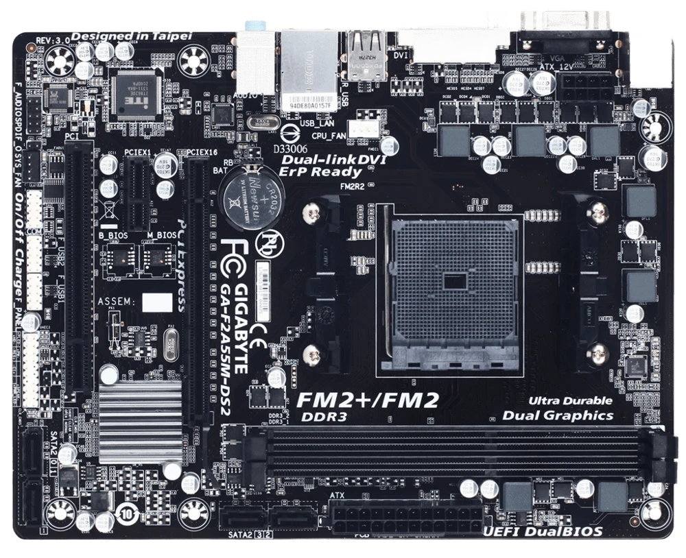 Gigabyte GA-F2A55M-DS2 (GA-F2A55M-DS2) Материнські плати image 3