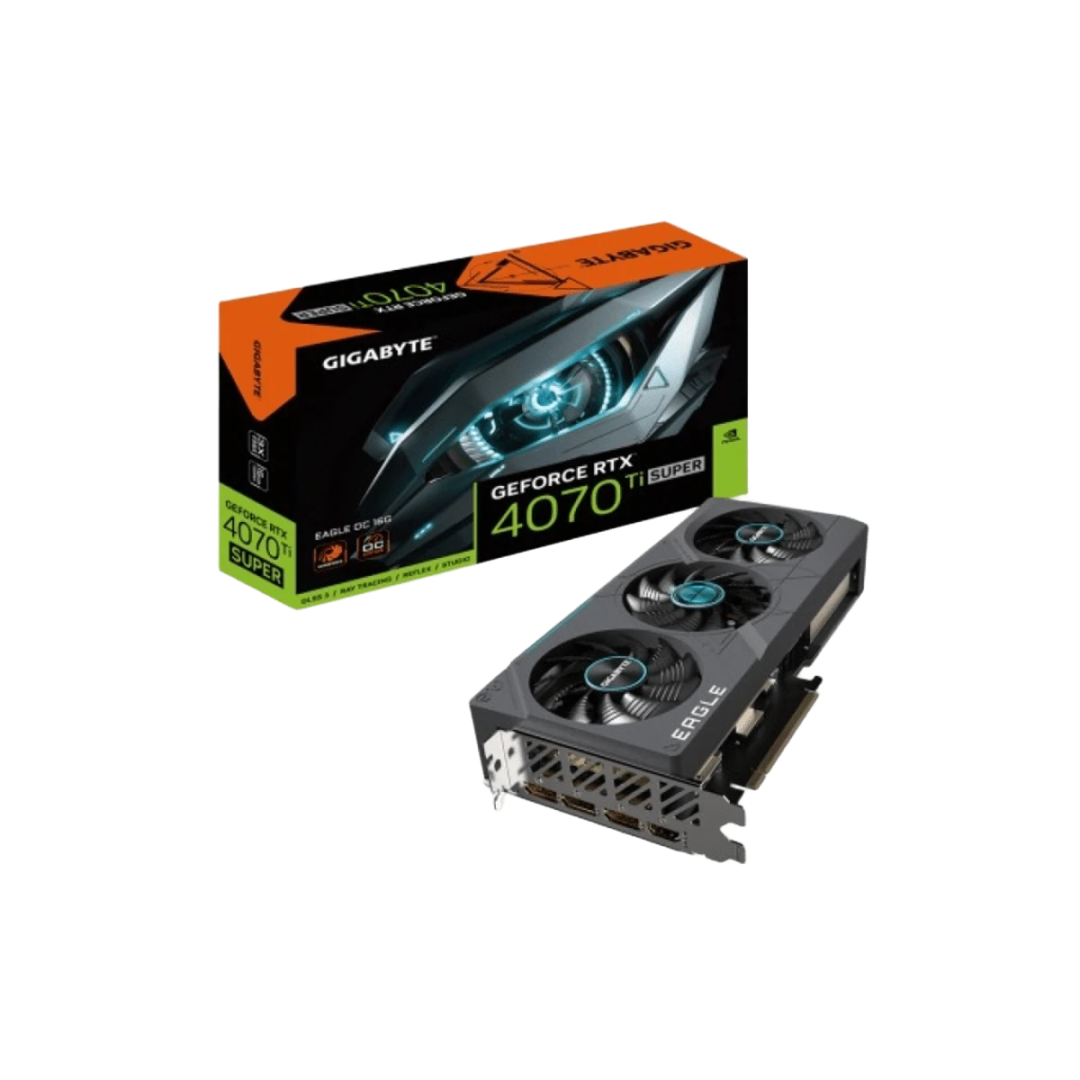 Gigabyte RTX 4070 Ti Super Eagle OC 16Gb (GV-N407TSEAGLEOC-16GD) Відеокарти image 1