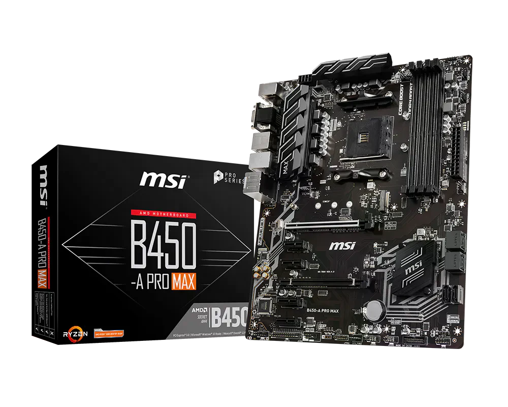 MSI B450M-A PRO MAX Материнські плати image 1