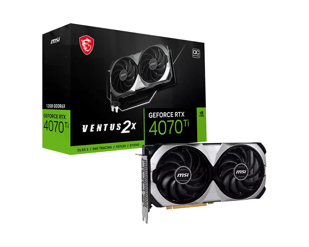 MSI RTX 4070 Ti 12G VENTUS 2X OC (912-V513-433) Відеокарти image 1