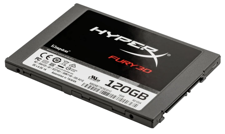 SSD 2.5 120Gb Kingston HyperX Fury3D (KC-S44120-6F) Накопичувачі image 1
