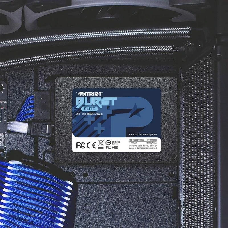 SSD 2.5 240GB Patriot Burst Elite (PBE240GS25SSDR) Накопичувачі image 1