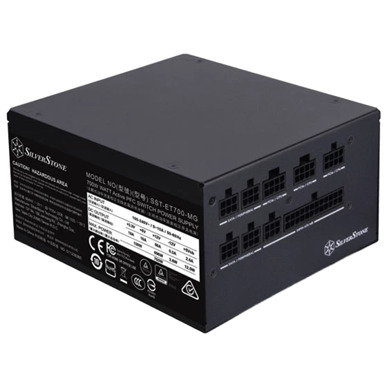 Блок живлення SILVER STONE ET700 700W 80PLUS GOLD (SST-ET700-MG) Блоки живлення image 4