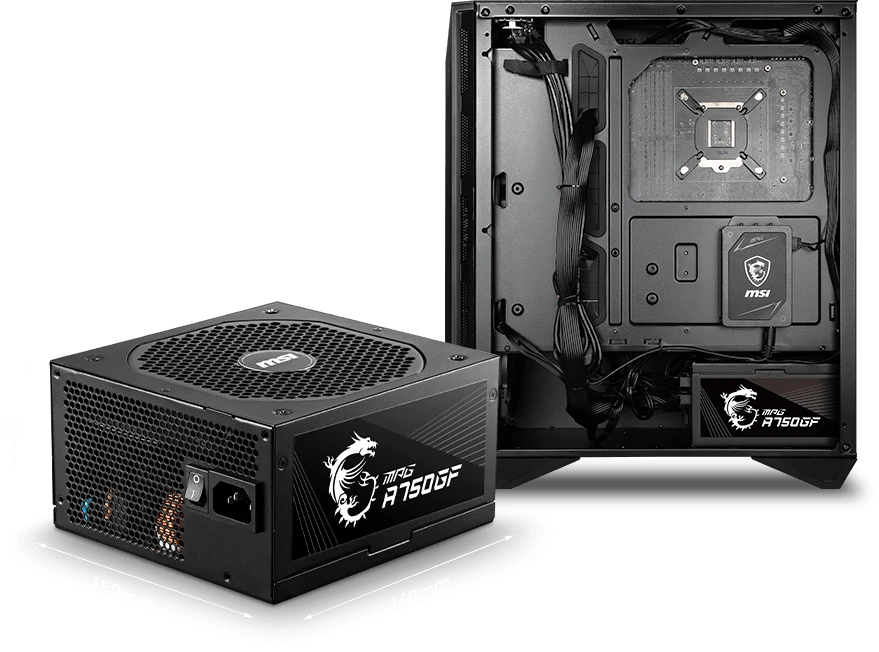 Блок живлення MSI MPG A750GF 750W Блоки живлення image 2
