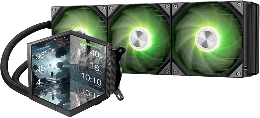 Водяне охолодження TRYX Stage ARGB 360 Black (L-S360A-DM3M-G0K) Охолодження image 1
