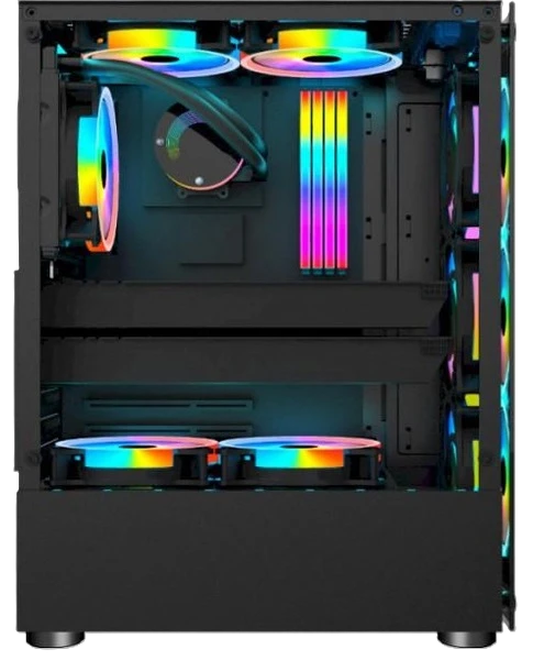 Корпус 1stPlayer B2-4R1 Black без БЖ Корпуси image 3