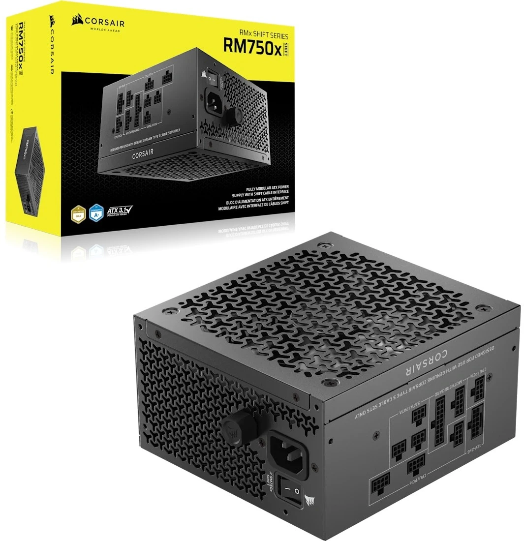 Блок живлення Corsair RM750x Shift ATX 3.1 750W (CP-9020298-EU) Блоки живлення image 1