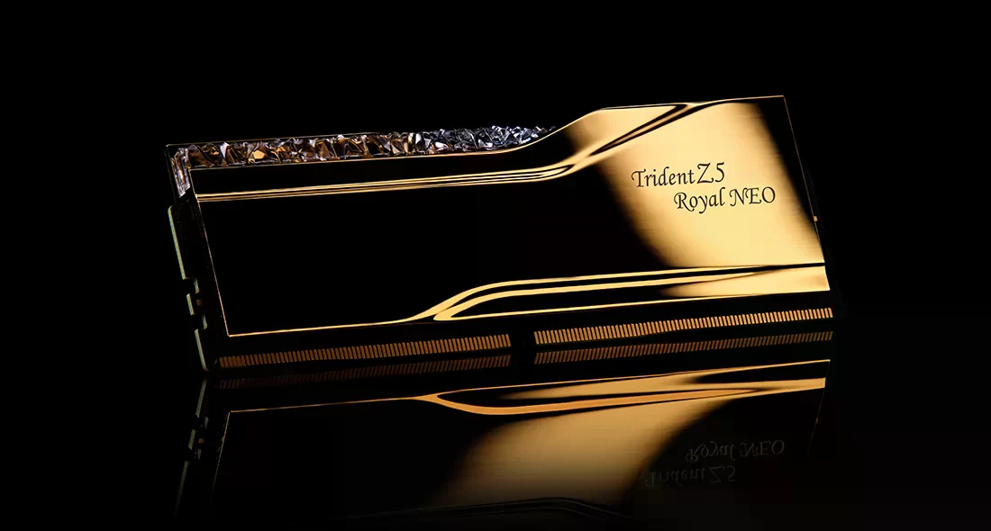 DDR5 64GB (2x32) 6000MHz G.Skill Trident Z5 Royal Gold (F5-6000J2836G32GX2-TR5G) Оперативна пам'ять image 3