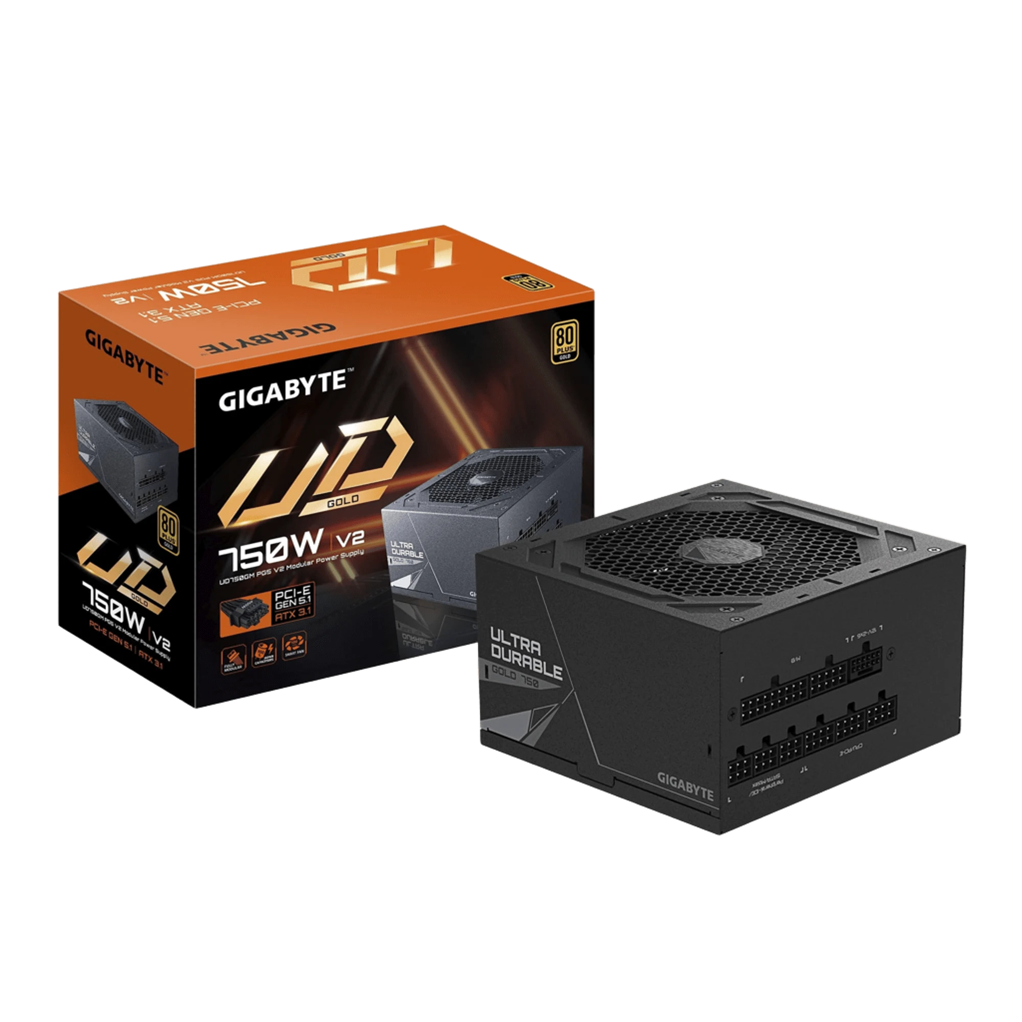 Блок живлення Gigabyte 750W (GP-UD750GM PG5 V2) Блоки живлення image 1