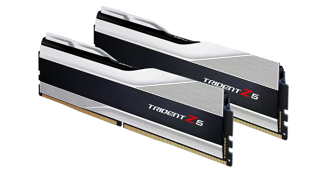 DDR5 64GB (2x32) 6000MHz G.Skill Trident Z5 Silver (F5-6000J3238G32GX2-TZ5S) Оперативна пам'ять image 3